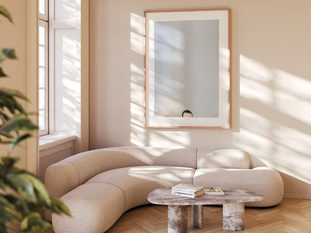 Minimalist Wall Art Print - Neutral Abstract Wall Decor for Living Room, Bedroom, Office, Lobby, Airbnb | Untitled (312) Giclée Print