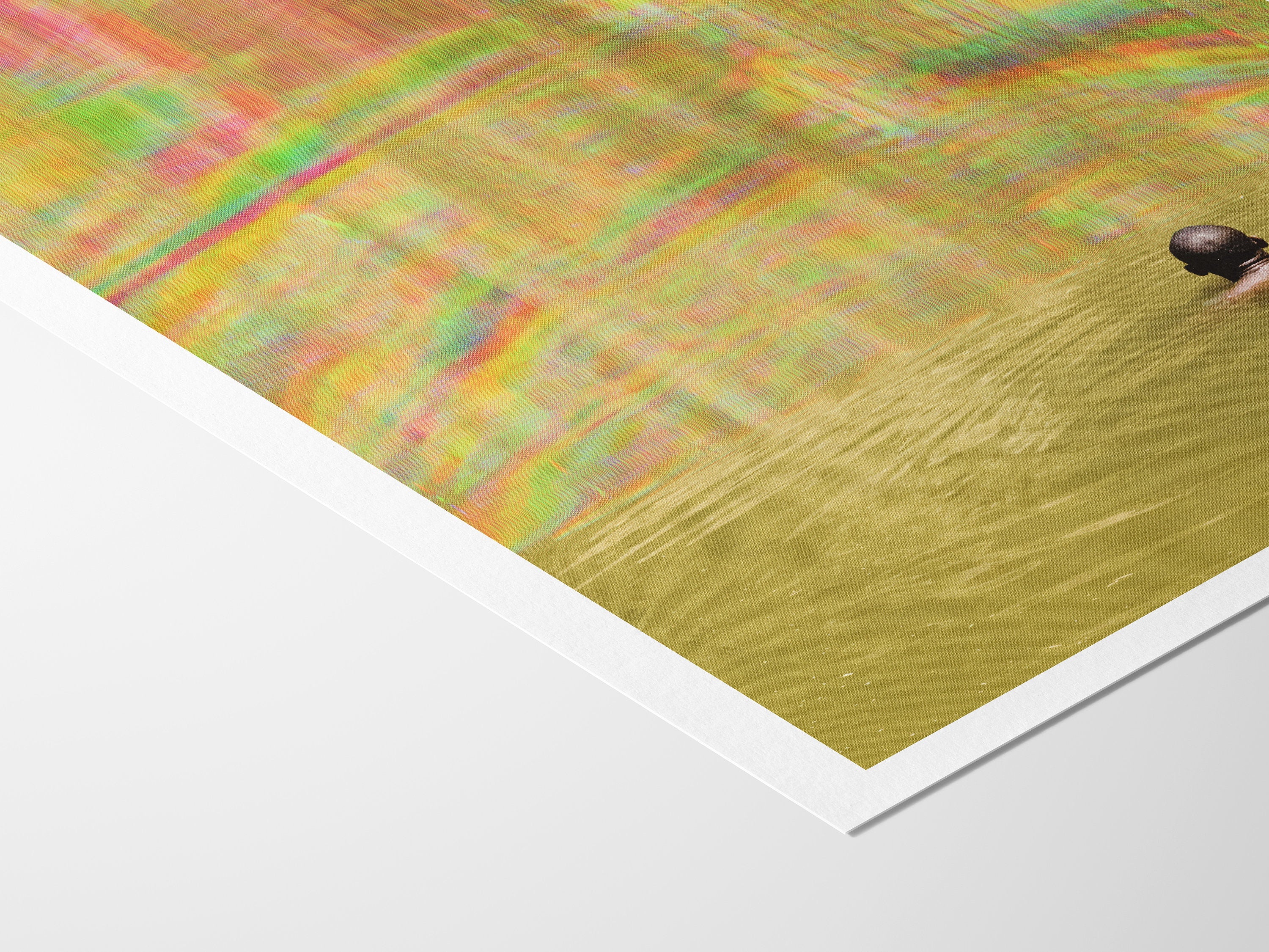 Unique Psychedelic Swimming Pool Art Print - Eccentric Wall Decor for Living Room, Office, Bedroom, Bookshelf | Untitled (315) Giclée Print