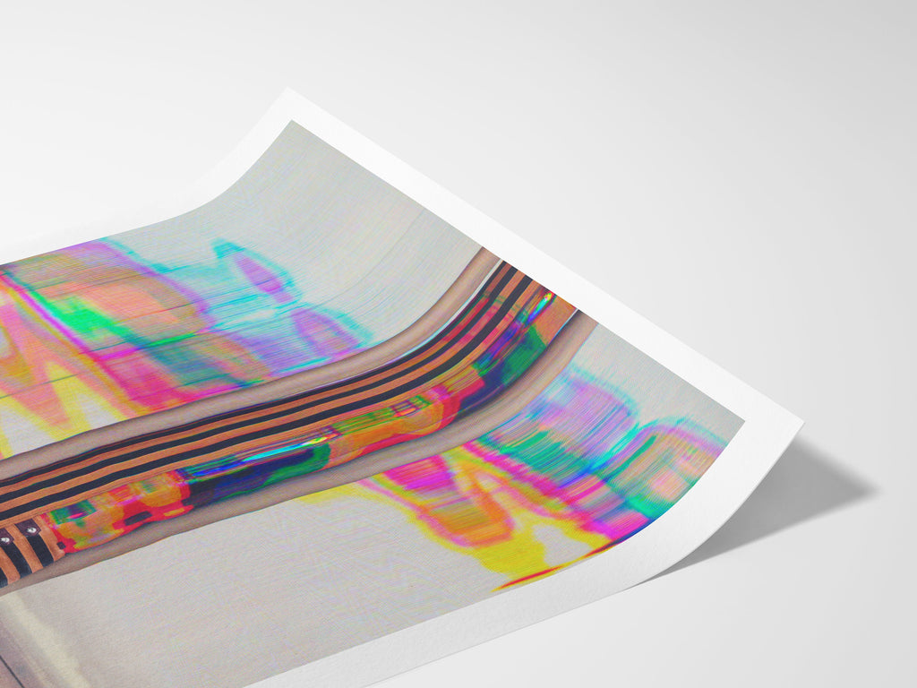 Surreal Altered Fashion Portrait Wall Art - Colorful Modern Home Decor for Living Room, Office, or Bedroom | Untitled (1) Giclée Print