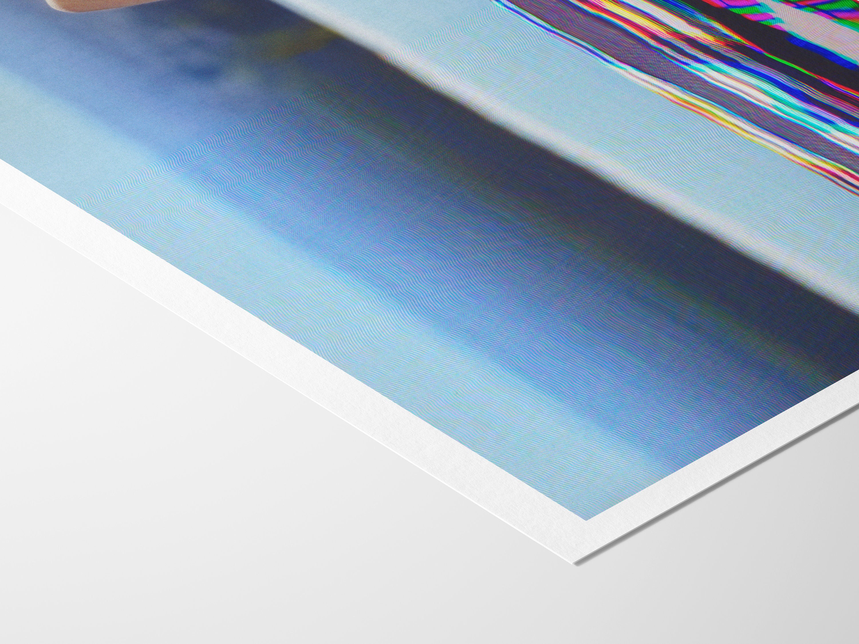 Surreal Altered Fashion Portrait Art - Colorful Glitch Aesthetic Wall Decor for Home or Office | Untitled (11) Giclée Print