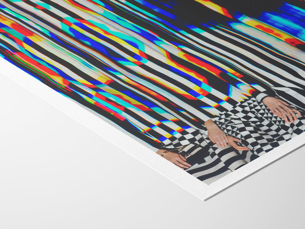 Psychedelic Altered Fashion Photo Wall Art - Postmodern Colorful Maximalist Decor for Home, Apartment, Office | Untitled (16) Giclée Print