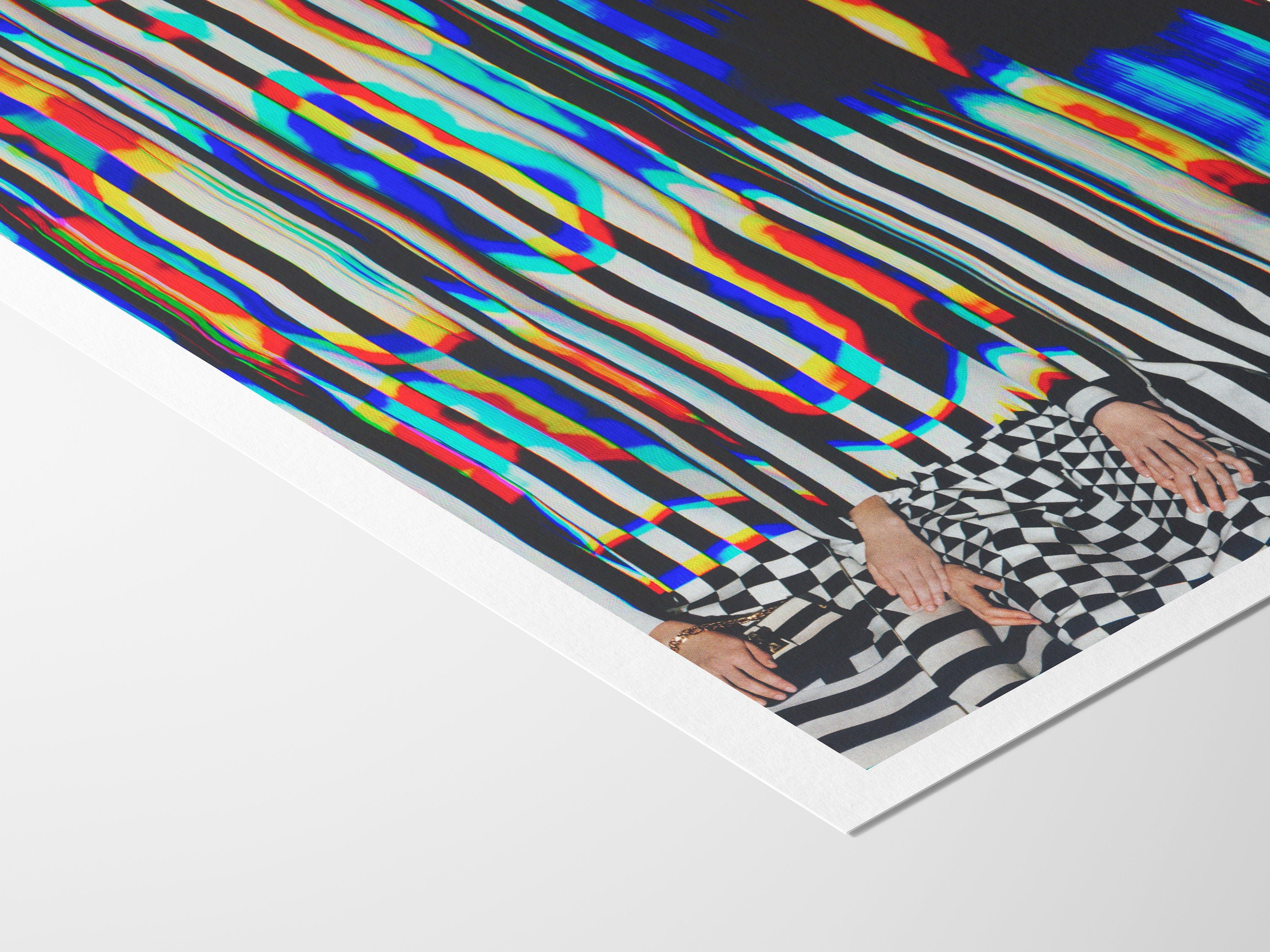 Psychedelic Altered Fashion Photo Wall Art - Postmodern Colorful Maximalist Decor for Home, Apartment, Office | Untitled (16) Giclée Print