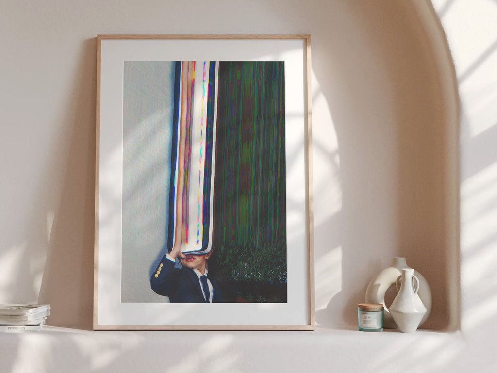 Eccentric Glitch Art Print - Abstract Digital Wall Art for Home Decor | Psychedelic Artwork | Untitled (20) Giclée Print