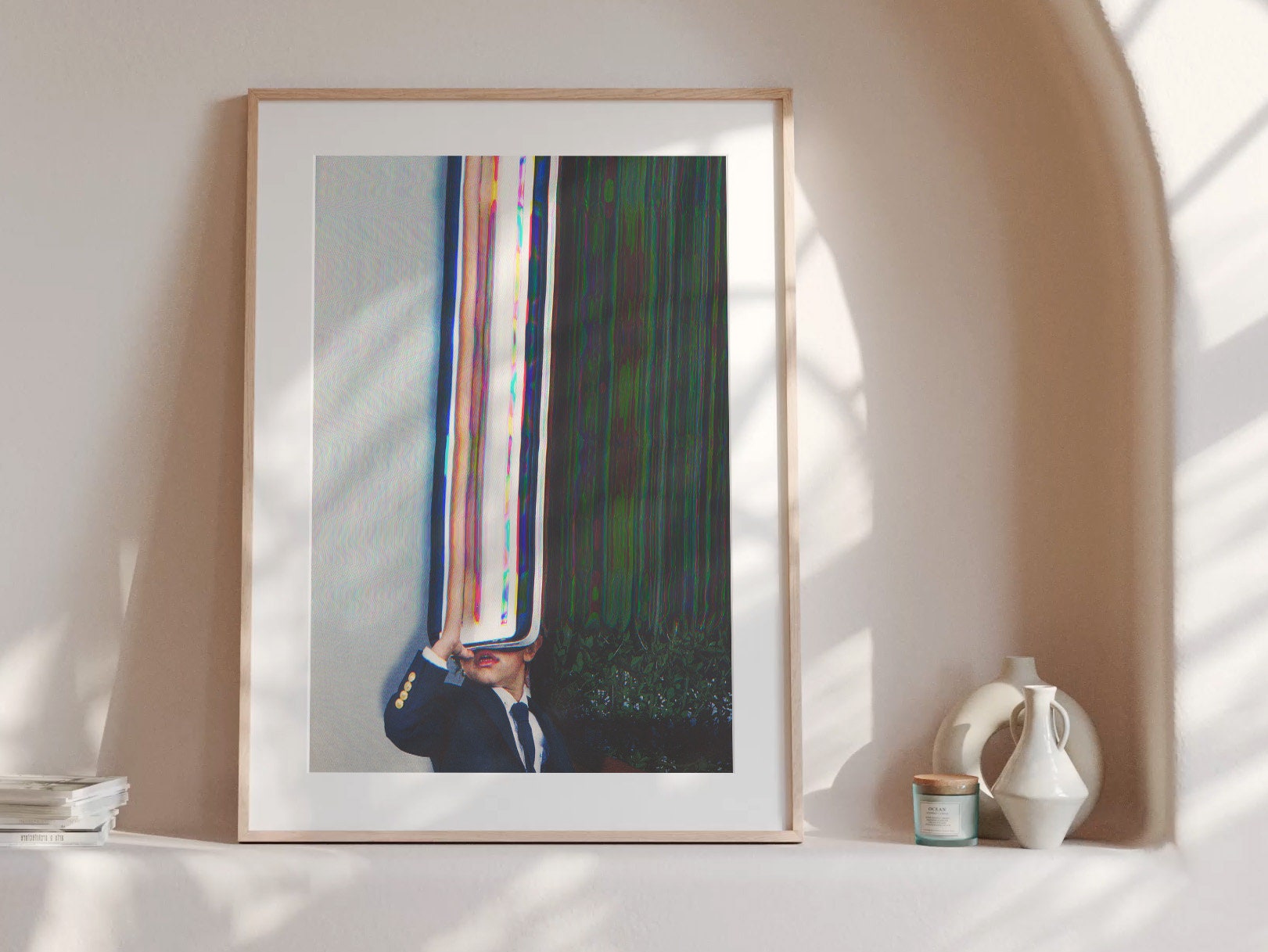 Eccentric Glitch Art Print - Abstract Digital Wall Art for Home Decor | Psychedelic Artwork | Untitled (20) Giclée Print