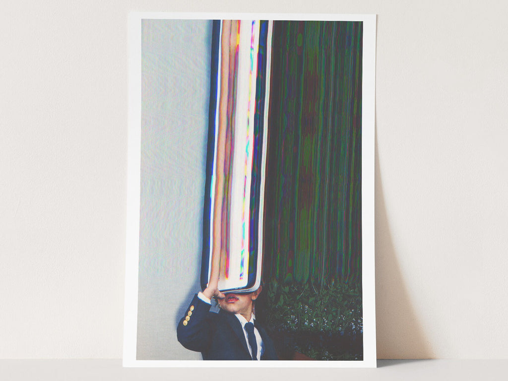 Eccentric Glitch Art Print - Abstract Digital Wall Art for Home Decor | Psychedelic Artwork | Untitled (20) Giclée Print