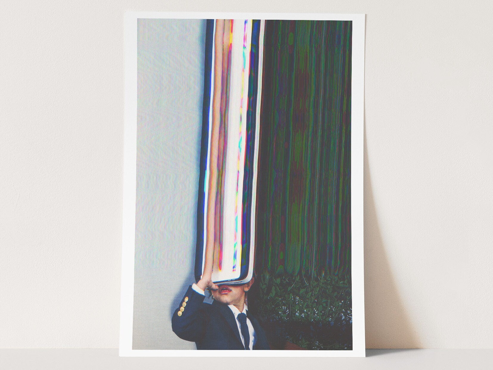 Eccentric Glitch Art Print - Abstract Digital Wall Art for Home Decor | Psychedelic Artwork | Untitled (20) Giclée Print