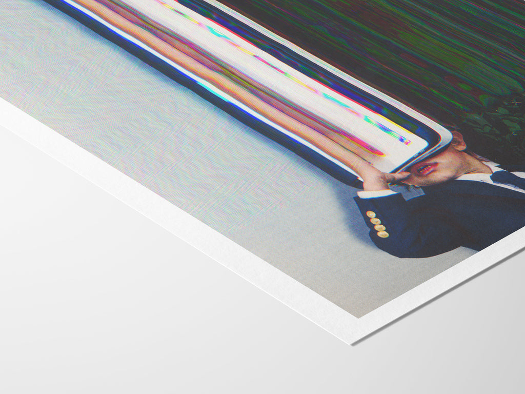 Eccentric Glitch Art Print - Abstract Digital Wall Art for Home Decor | Psychedelic Artwork | Untitled (20) Giclée Print