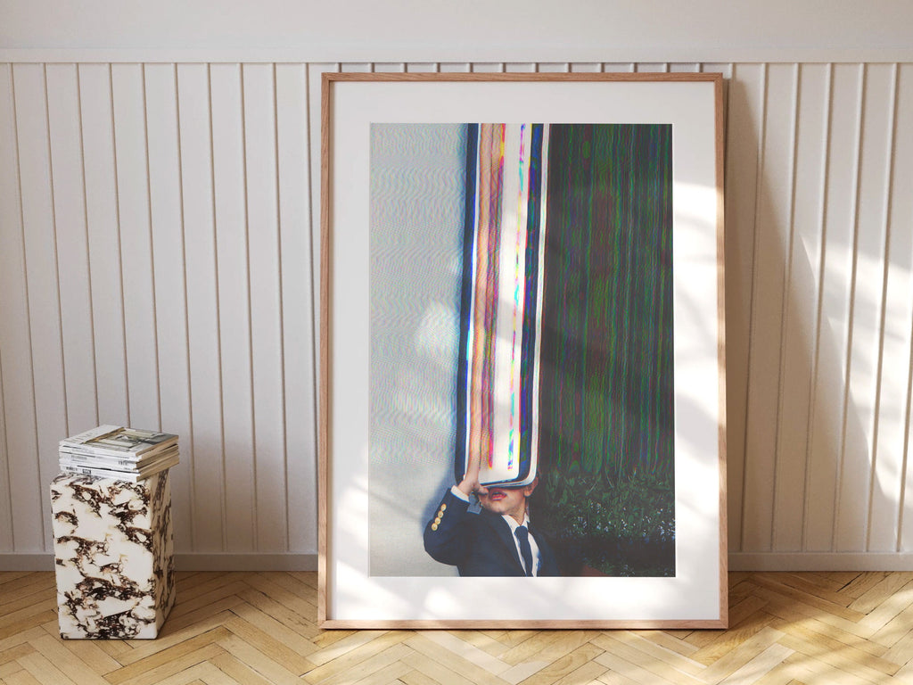 Eccentric Glitch Art Print - Abstract Digital Wall Art for Home Decor | Psychedelic Artwork | Untitled (20) Giclée Print