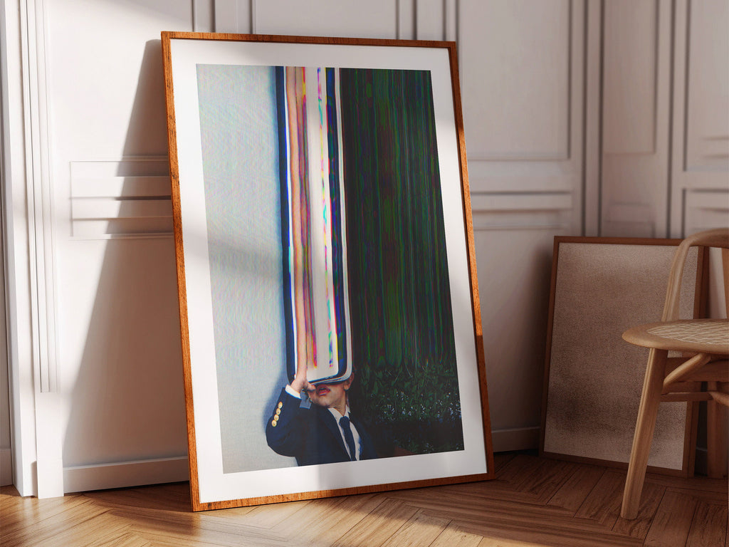 Eccentric Glitch Art Print - Abstract Digital Wall Art for Home Decor | Psychedelic Artwork | Untitled (20) Giclée Print