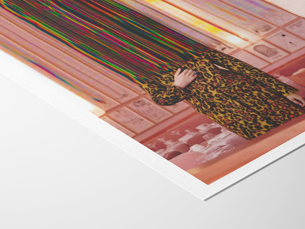 Surreal Altered Fashion Portrait Wall Art - Colorful Glitch Aesthetic for Contemporary Home Decor | Untitled (28) Giclée Print