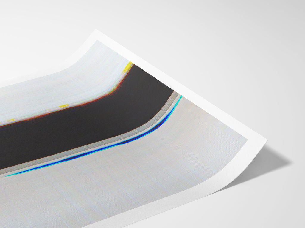 Woman Sitting Altered Portrait Photo Wall Art - Unique Black and White Minimal Aesthetic Decor For Home, Office | Untitled (31) Giclée Print