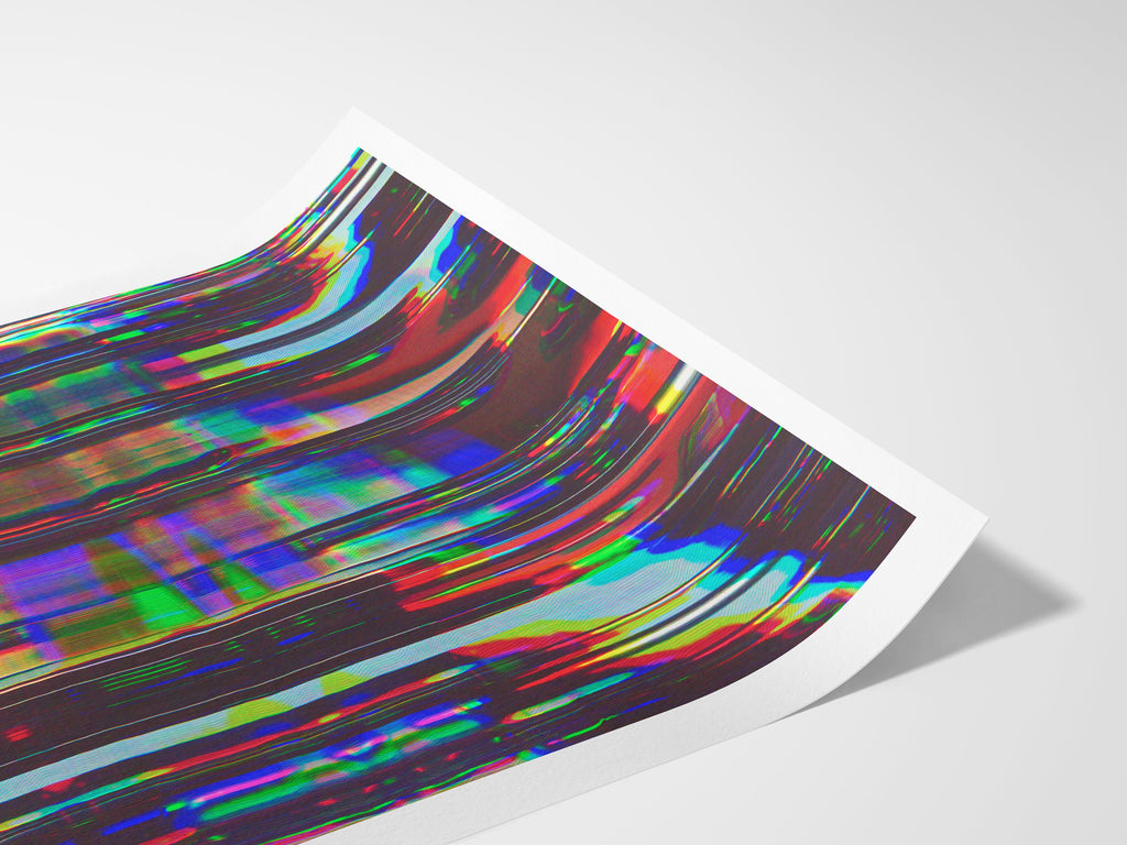 Psychedelic Altered Fashion Photography - Colorful Abstract Wall Art for Contemporary Home Decor | Untitled (49) Giclée Print