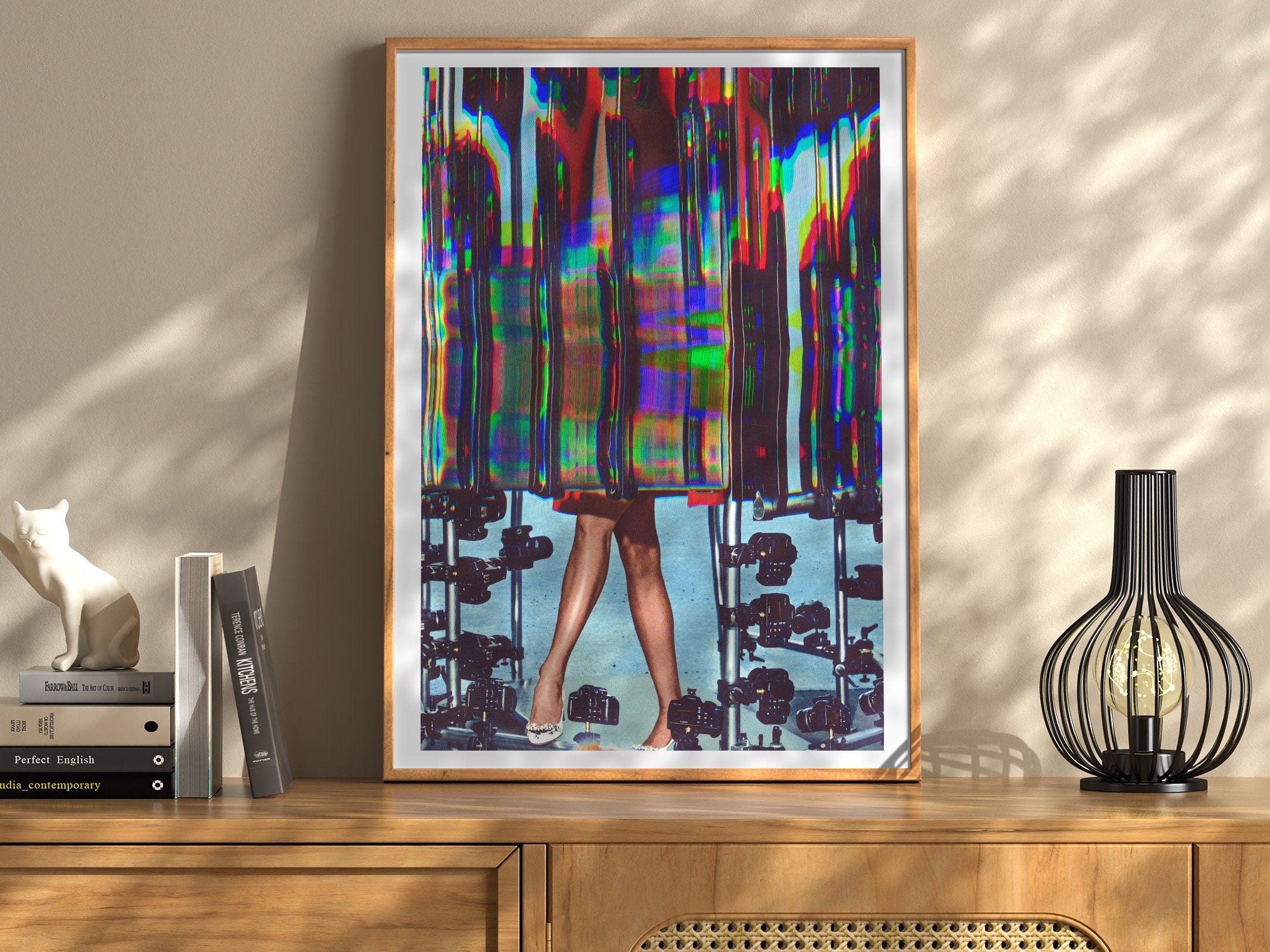Psychedelic Altered Fashion Photography - Colorful Abstract Wall Art for Contemporary Home Decor | Untitled (49) Giclée Print