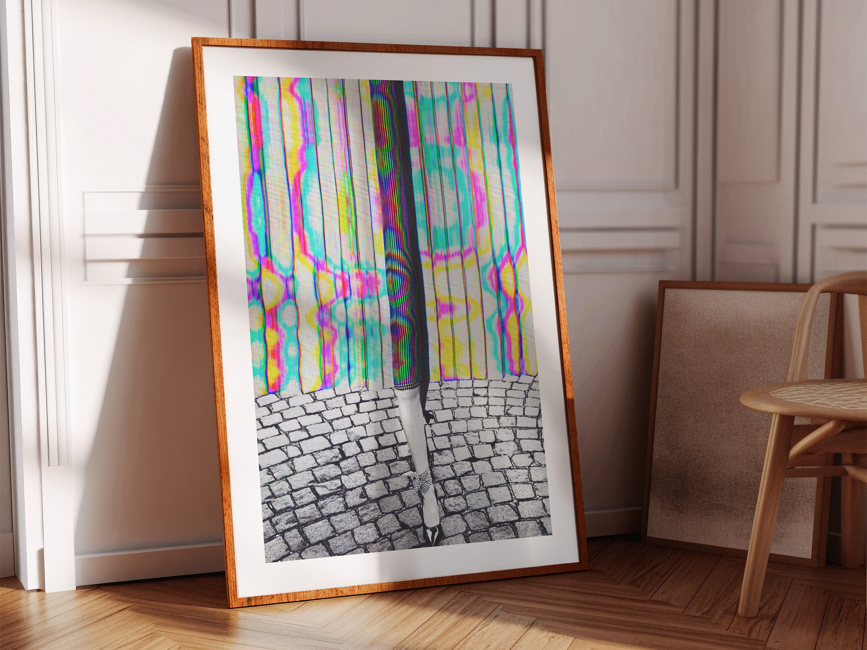 Vibrant Altered Fashion Photography - Surreal Colorful Wall Art for Modern Home Decor | Untitled (64) Giclée Print