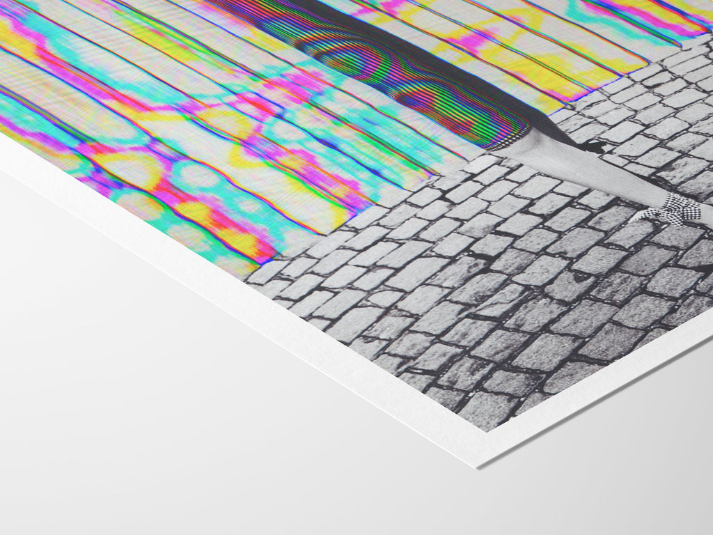 Vibrant Altered Fashion Photography - Surreal Colorful Wall Art for Modern Home Decor | Untitled (64) Giclée Print