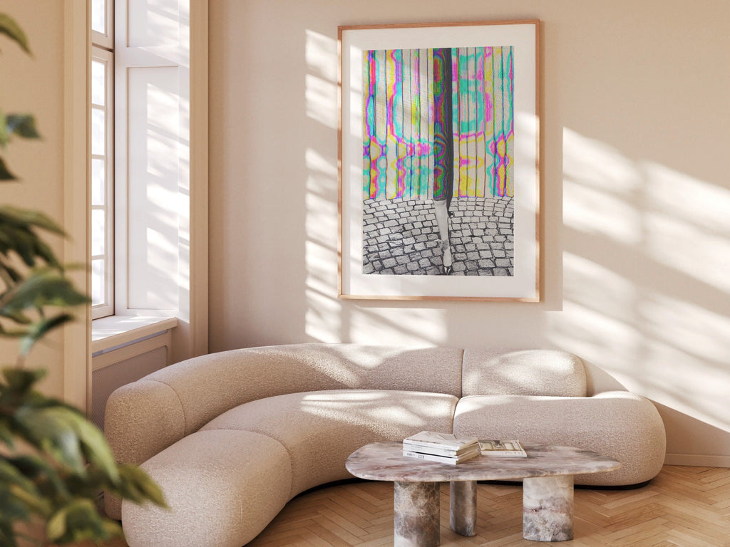 Vibrant Altered Fashion Photography - Surreal Colorful Wall Art for Modern Home Decor | Untitled (64) Giclée Print