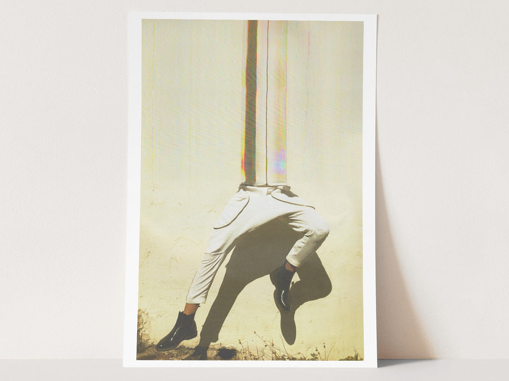 Surreal Altered Fashion Portrait Wall Art - Unique Minimalist Decor for Living Room, Bedroom, or Office | Untitled (67) Giclée Print