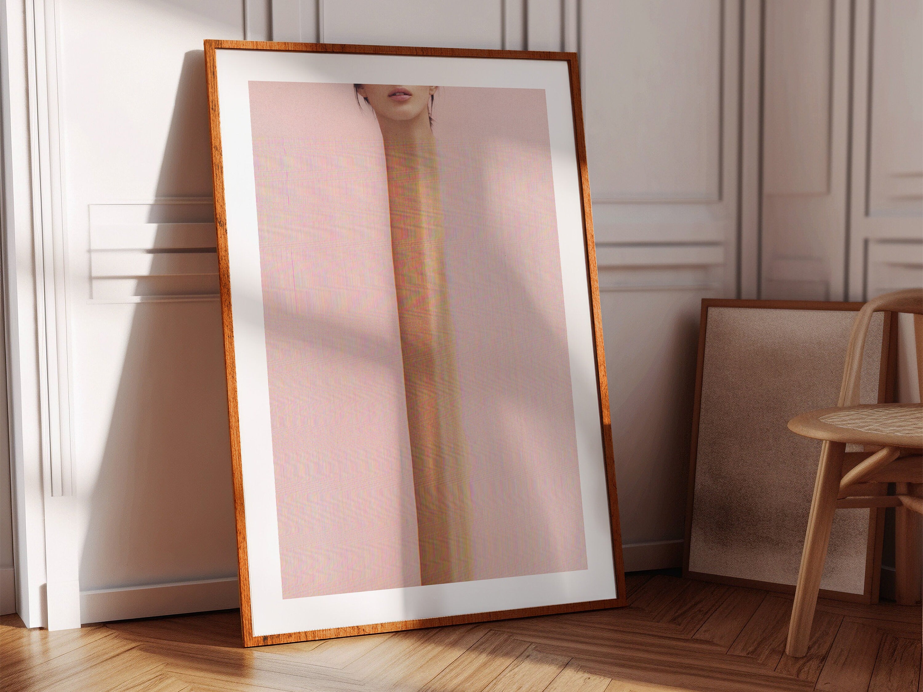 Surreal Altered Portrait Wall Art - Unique Minimalist Decor for Modern Home, Office, or Living Space | Untitled (75) Giclée Print