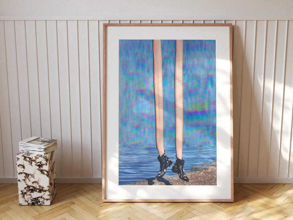 Surreal Altered Fashion Photo Art - Unique Colorful Wall Decor for Home, Office, Living Room, or Bedroom | Untitled (83) Giclée Print