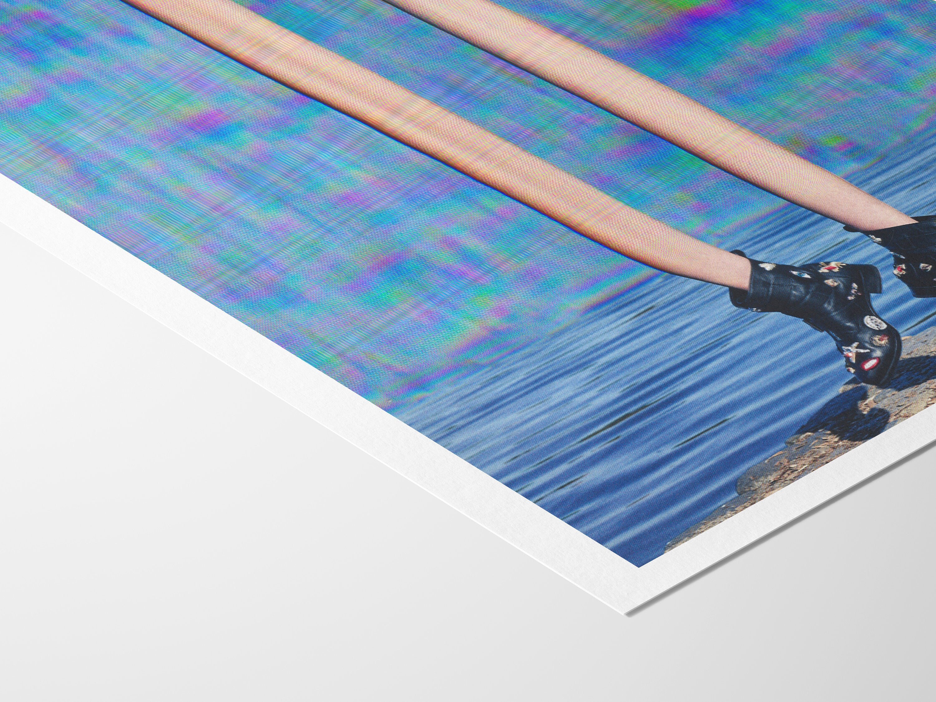 Surreal Altered Fashion Photo Art - Unique Colorful Wall Decor for Home, Office, Living Room, or Bedroom | Untitled (83) Giclée Print