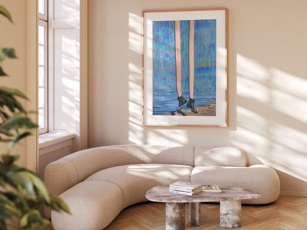 Surreal Altered Fashion Photo Art - Unique Colorful Wall Decor for Home, Office, Living Room, or Bedroom | Untitled (83) Giclée Print