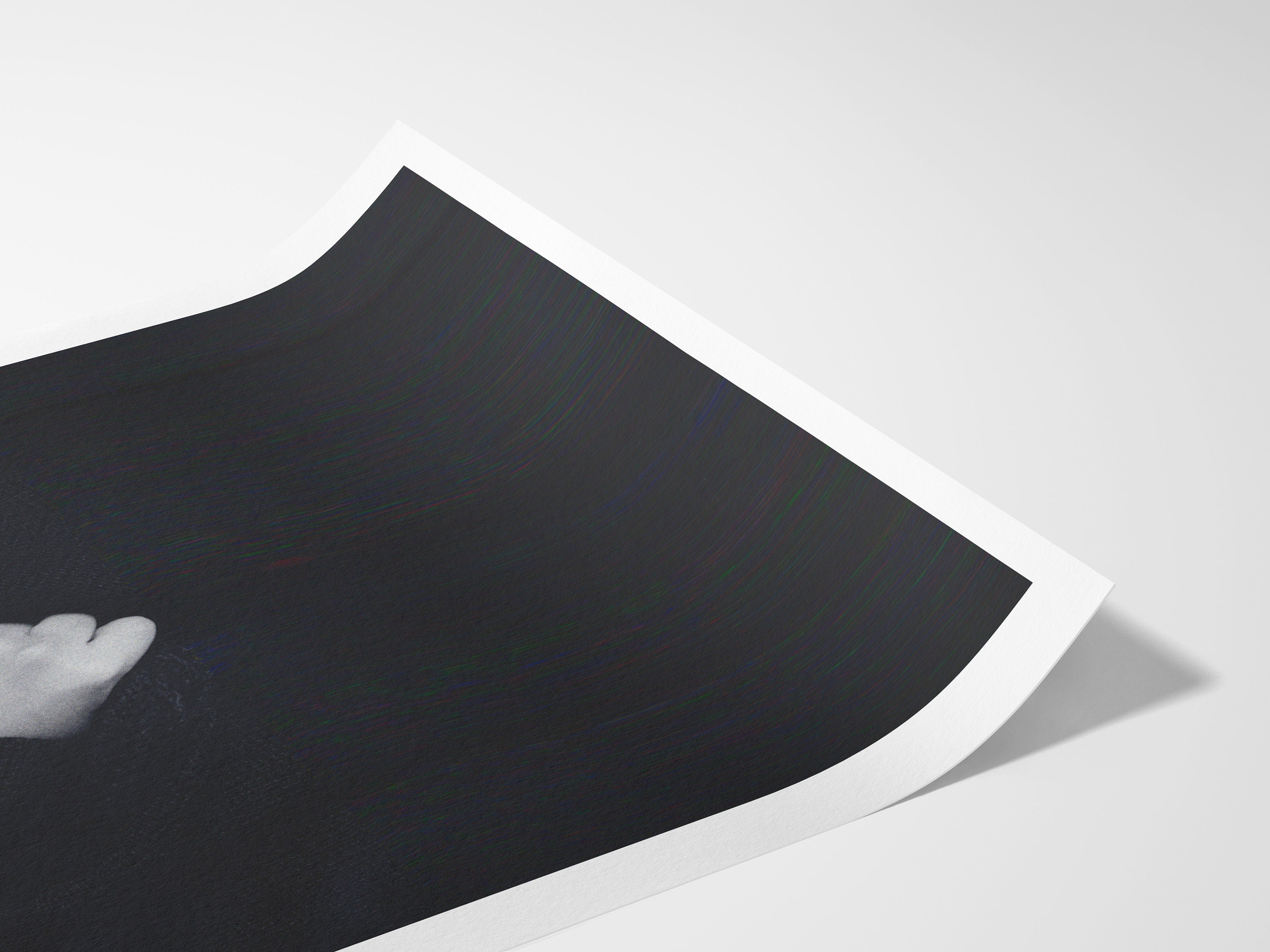 Altered Black and White Portrait Photo Wall Art - Feminine Minimal Aesthetic Decor for Home, Office, Bedroom | Untitled (89) Giclée Print