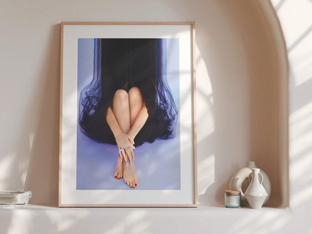 Ethereal Fashion Photography Print - Modern Feminine Wall Art for Living Room, Bedroom, or Office Decor | Untitled (91) Giclée Print
