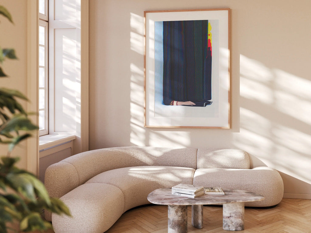 Eccentric Abstract Art Print - Colorful Digital Home Decor Glitch Artwork | Untitled (93) Giclée Print