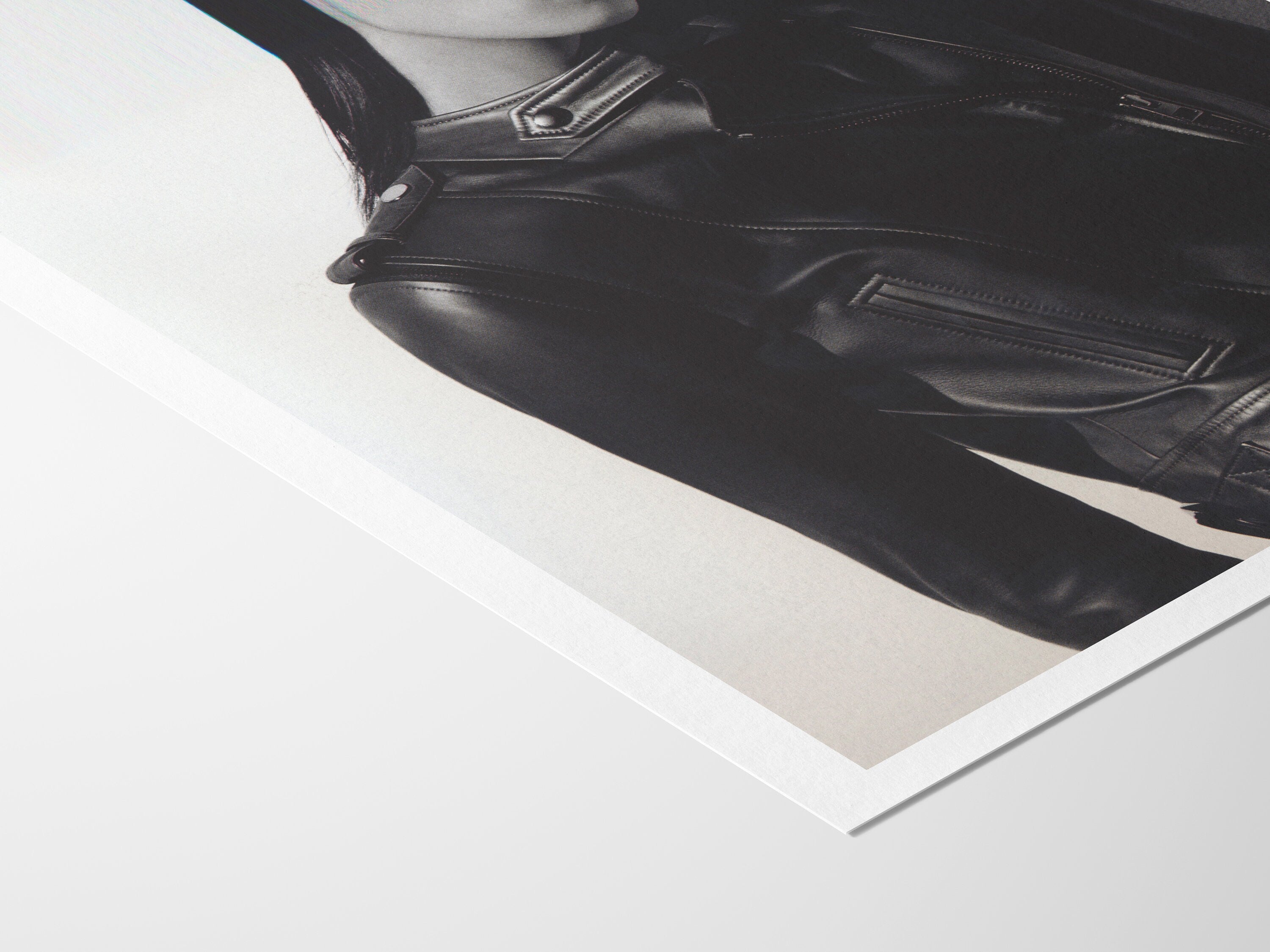 Surreal Black and White Fashion Portrait - Edgy Minimalist Wall Art for Contemporary Home Decor | Untitled (94) Giclée Print