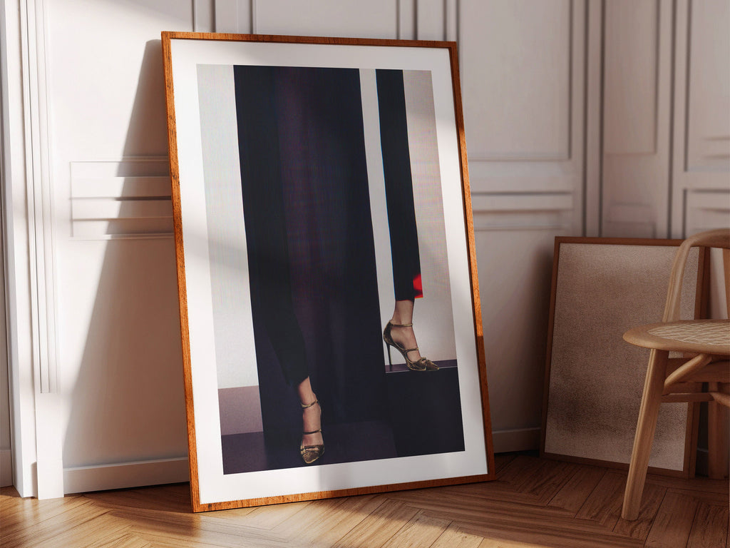 Elegant Altered Fashion Photo Art - Surrealist High Heels Wall Decor for Contemporary Home Spaces | Untitled (96) Giclée Print