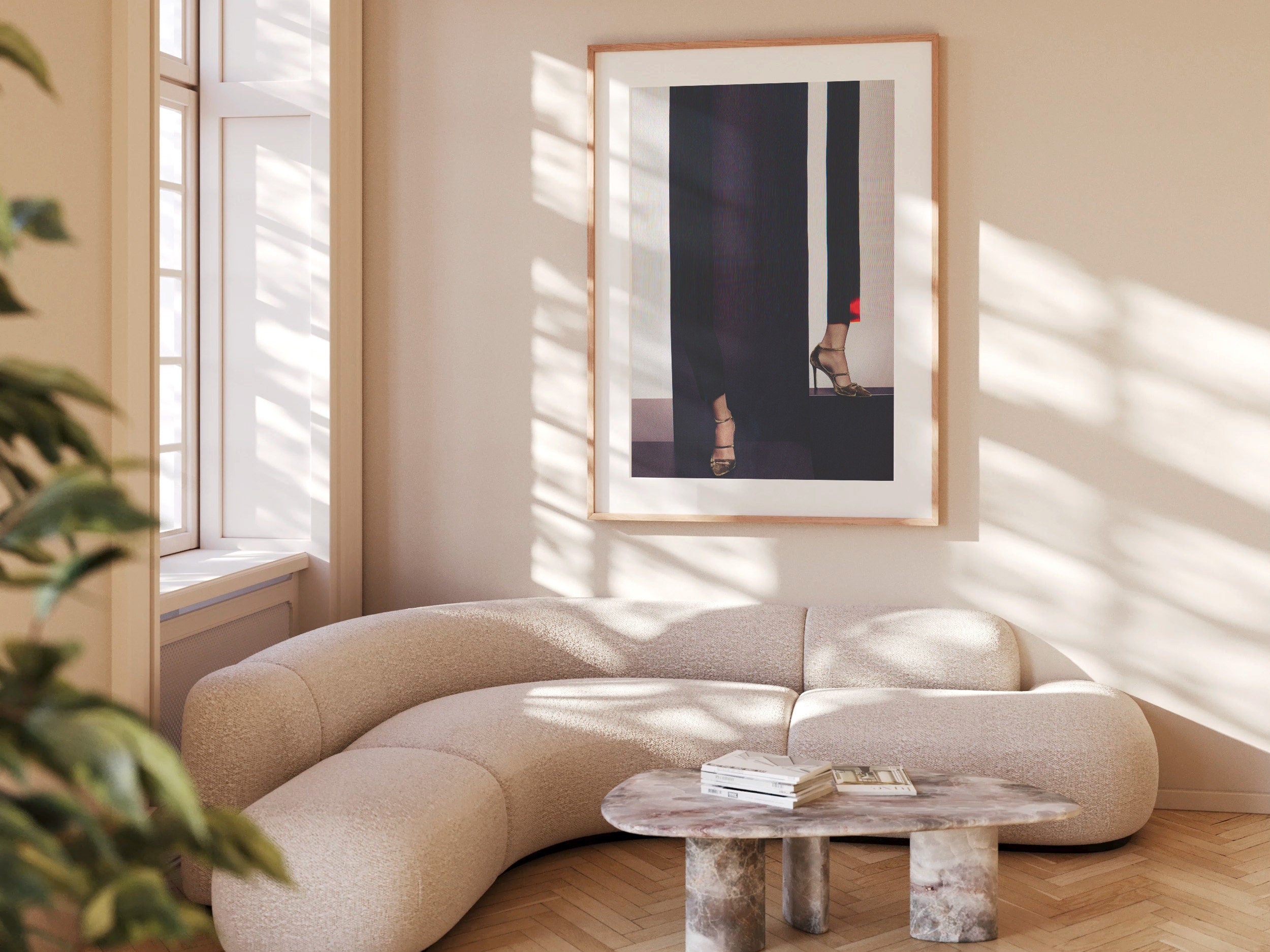 Elegant Altered Fashion Photo Art - Surrealist High Heels Wall Decor for Contemporary Home Spaces | Untitled (96) Giclée Print