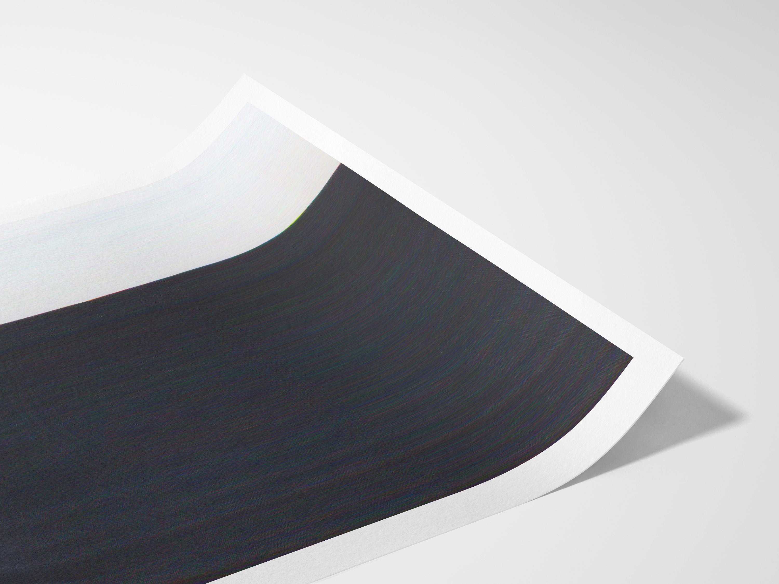 Surreal Altered Portrait of a Man with Phone - Unique Modern Wall Art for Living Room, Office Decor | Untitled (99) Giclée Print