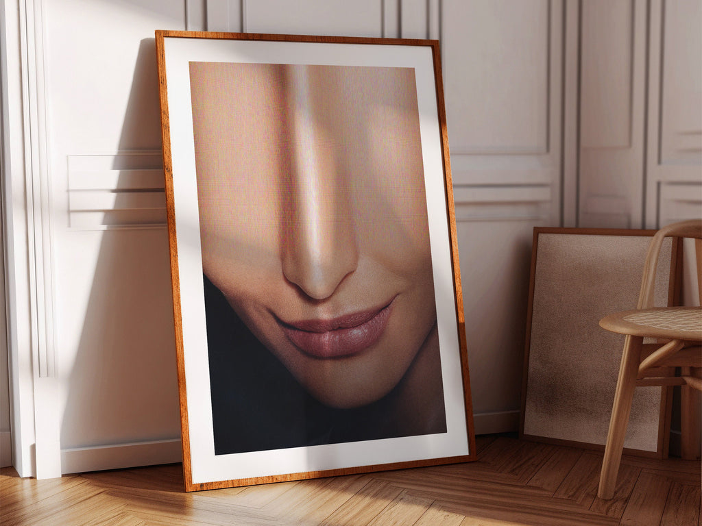 Surreal Altered Portrait Wall Art - Unique Minimalist Decor for Contemporary Home or Office Spaces | Untitled (116) Giclée Print