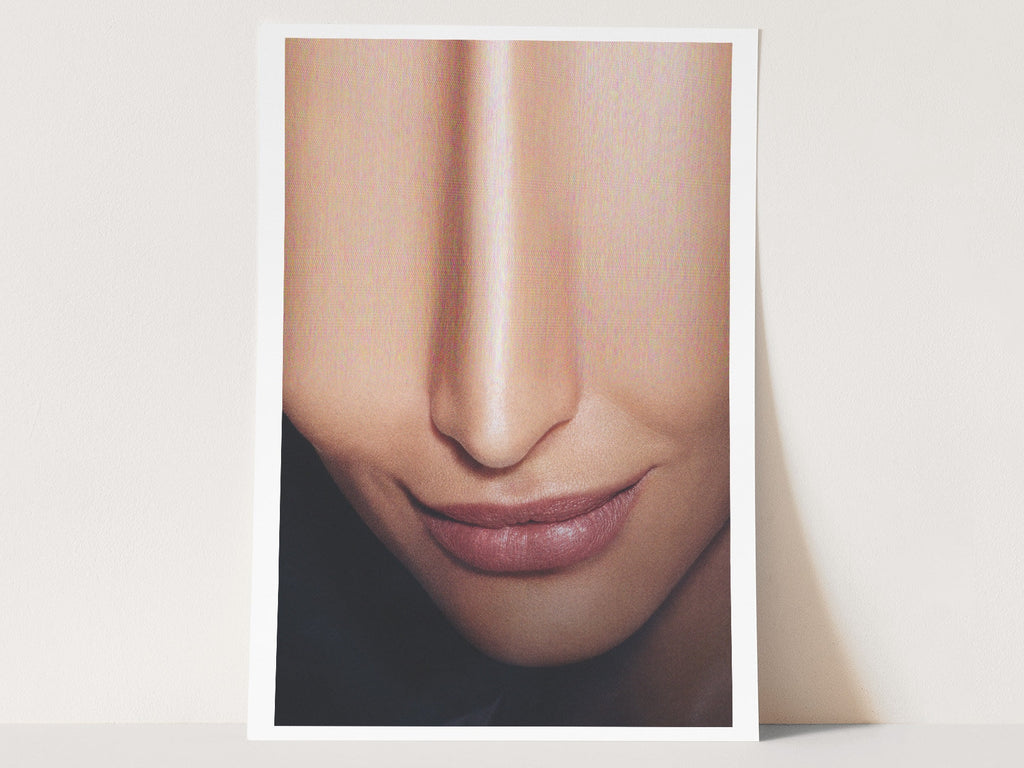 Surreal Altered Portrait Wall Art - Unique Minimalist Decor for Contemporary Home or Office Spaces | Untitled (116) Giclée Print