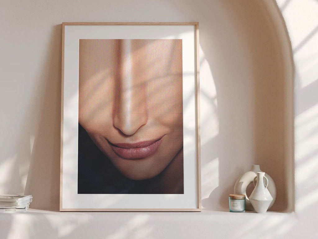Surreal Altered Portrait Wall Art - Unique Minimalist Decor for Contemporary Home or Office Spaces | Untitled (116) Giclée Print