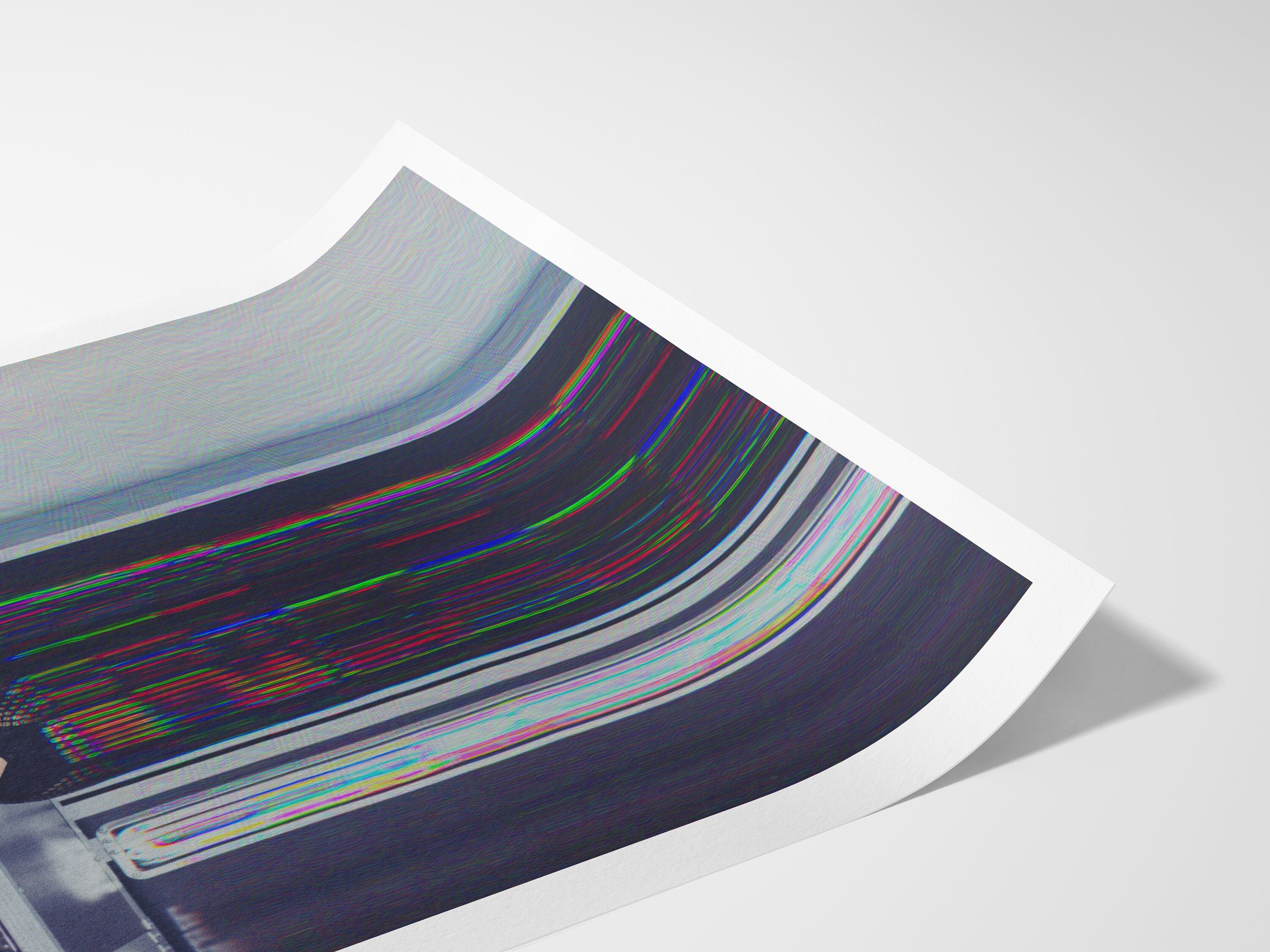 Altered Luxury Fashion Portrait - Funky Feminine Surreal Glitch Art / Wall Decor for Home, Office, Living Room | Untitled (117) Giclée Print