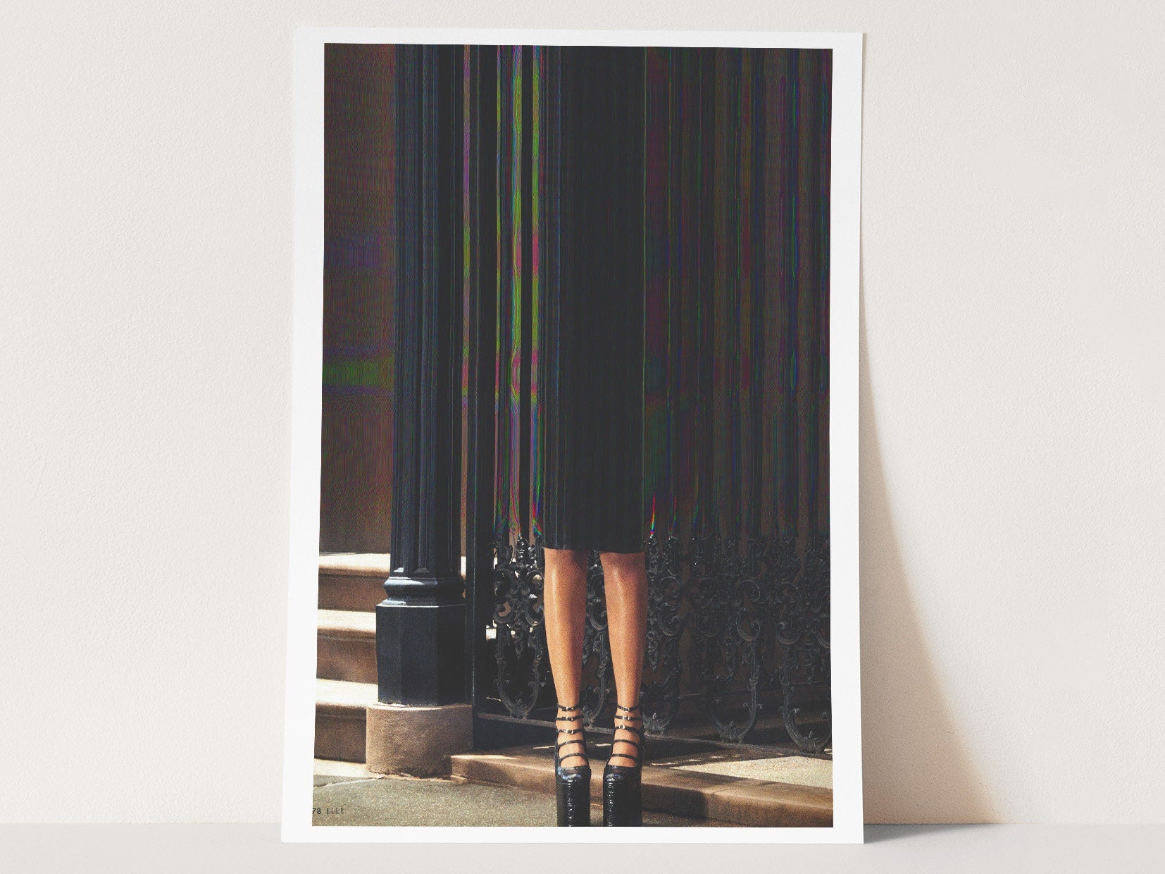 Women In Platform Shoes Altered Fashion Photo Wall Art - Surreal Feminist Decor for Home, Office, Living Room | Untitled (120) Giclée Print