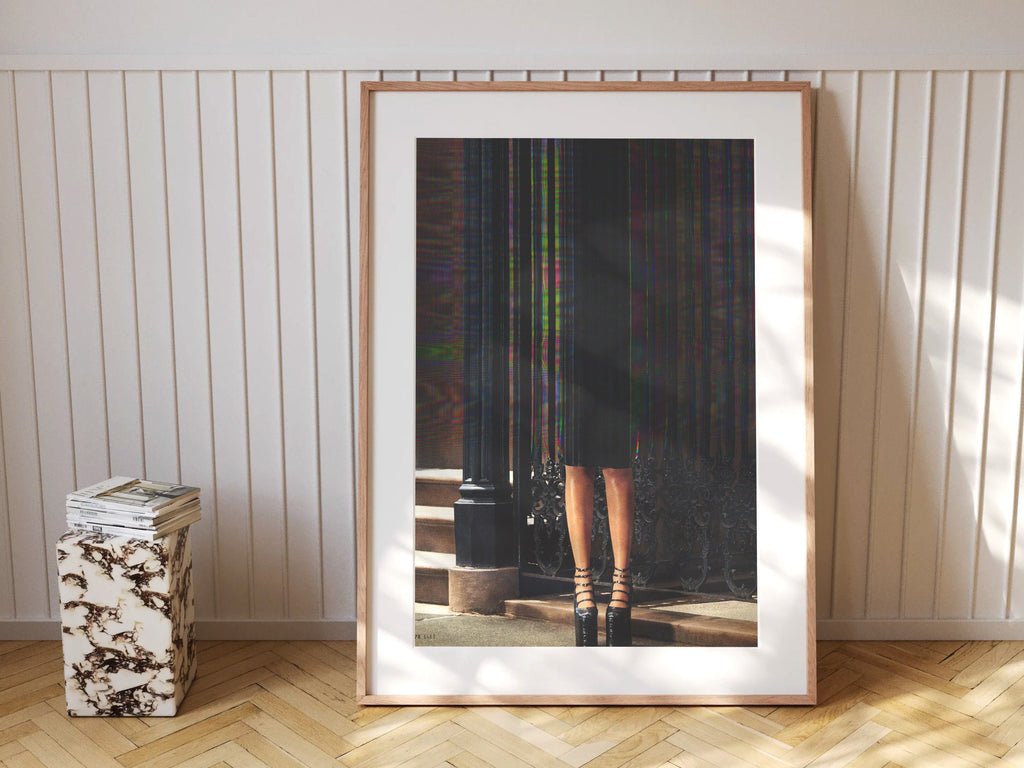 Women In Platform Shoes Altered Fashion Photo Wall Art - Surreal Feminist Decor for Home, Office, Living Room | Untitled (120) Giclée Print