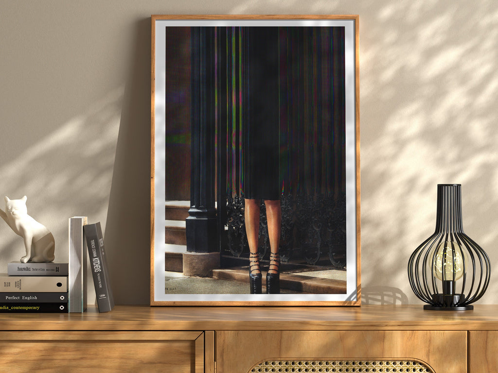 Women In Platform Shoes Altered Fashion Photo Wall Art - Surreal Feminist Decor for Home, Office, Living Room | Untitled (120) Giclée Print