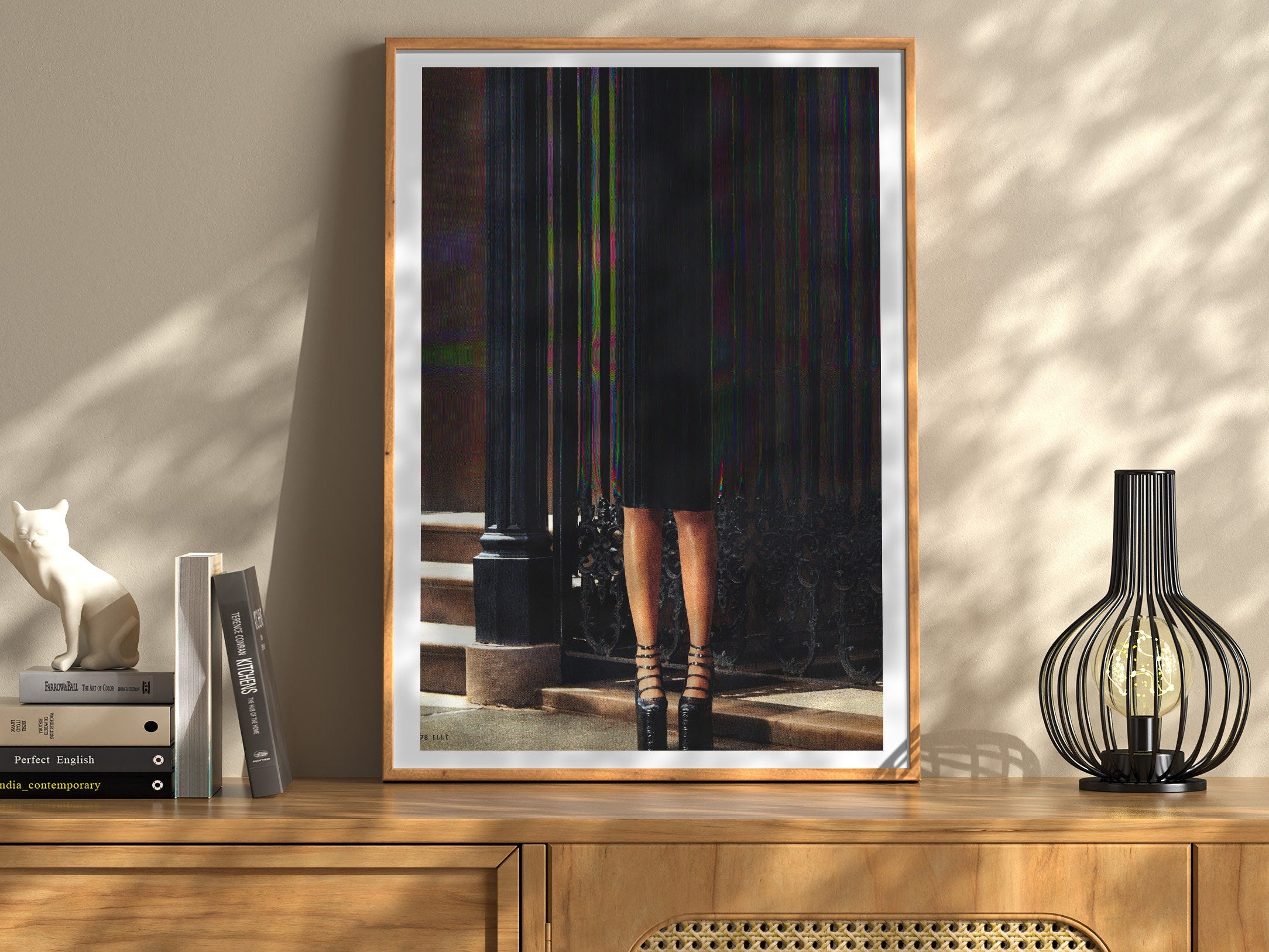Women In Platform Shoes Altered Fashion Photo Wall Art - Surreal Feminist Decor for Home, Office, Living Room | Untitled (120) Giclée Print
