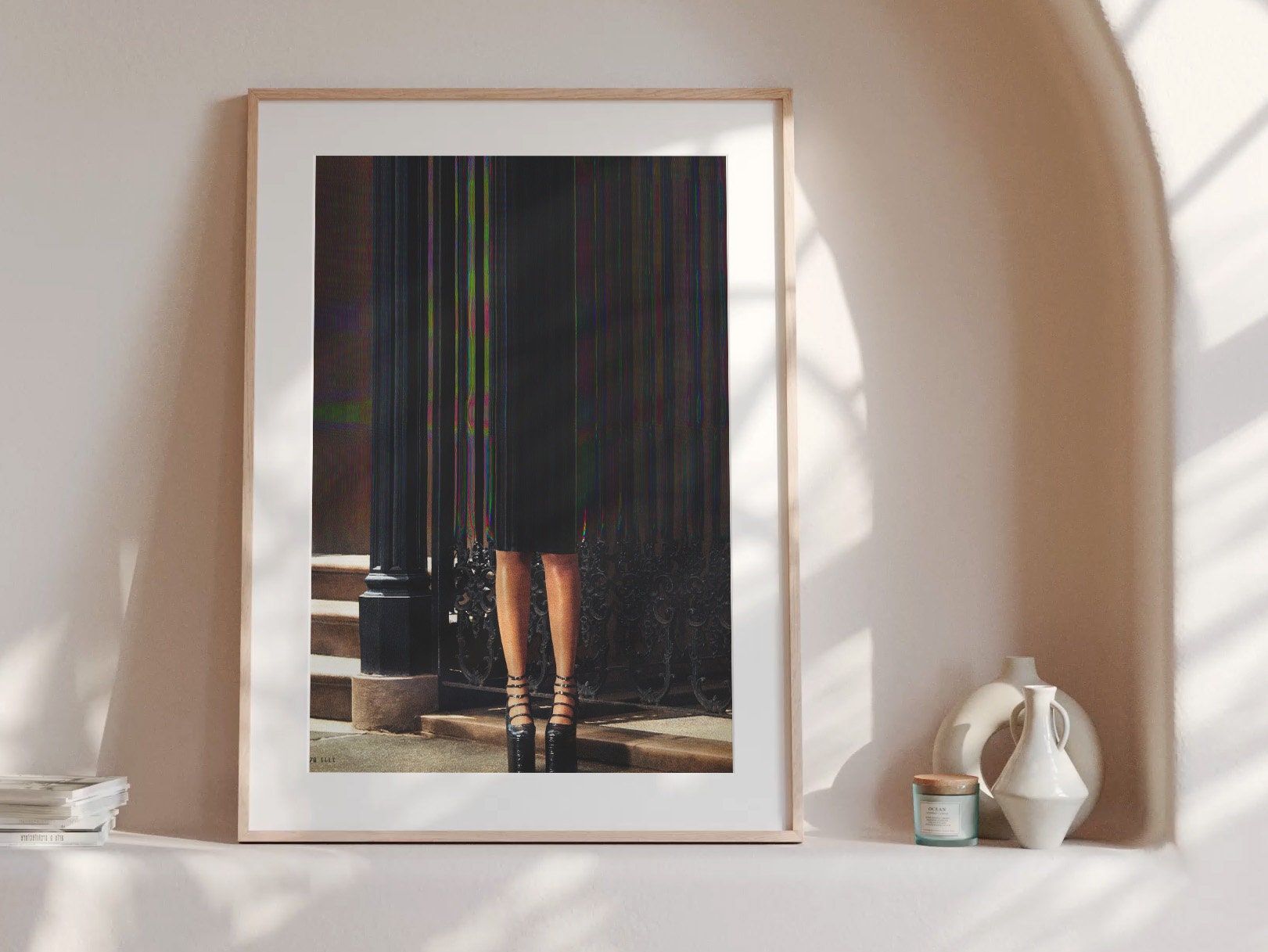 Women In Platform Shoes Altered Fashion Photo Wall Art - Surreal Feminist Decor for Home, Office, Living Room | Untitled (120) Giclée Print