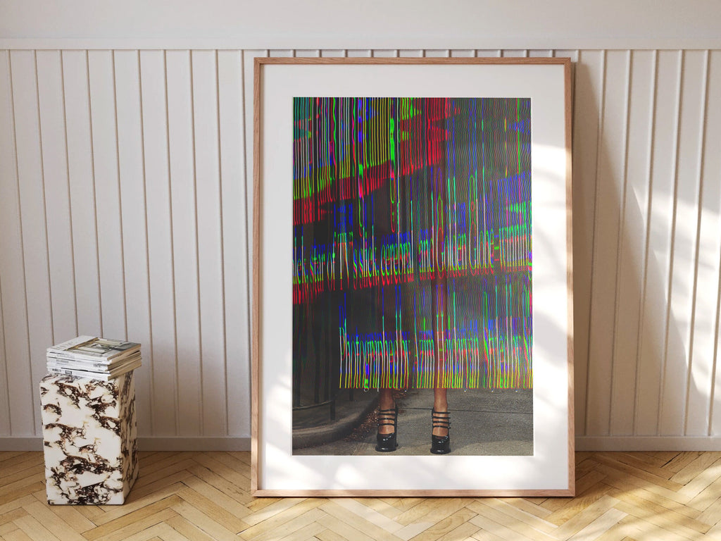 Psychedelic Altered Fashion Photography - Bold Colorful Wall Art for Modern Home Decor | Untitled (121) Giclée Print