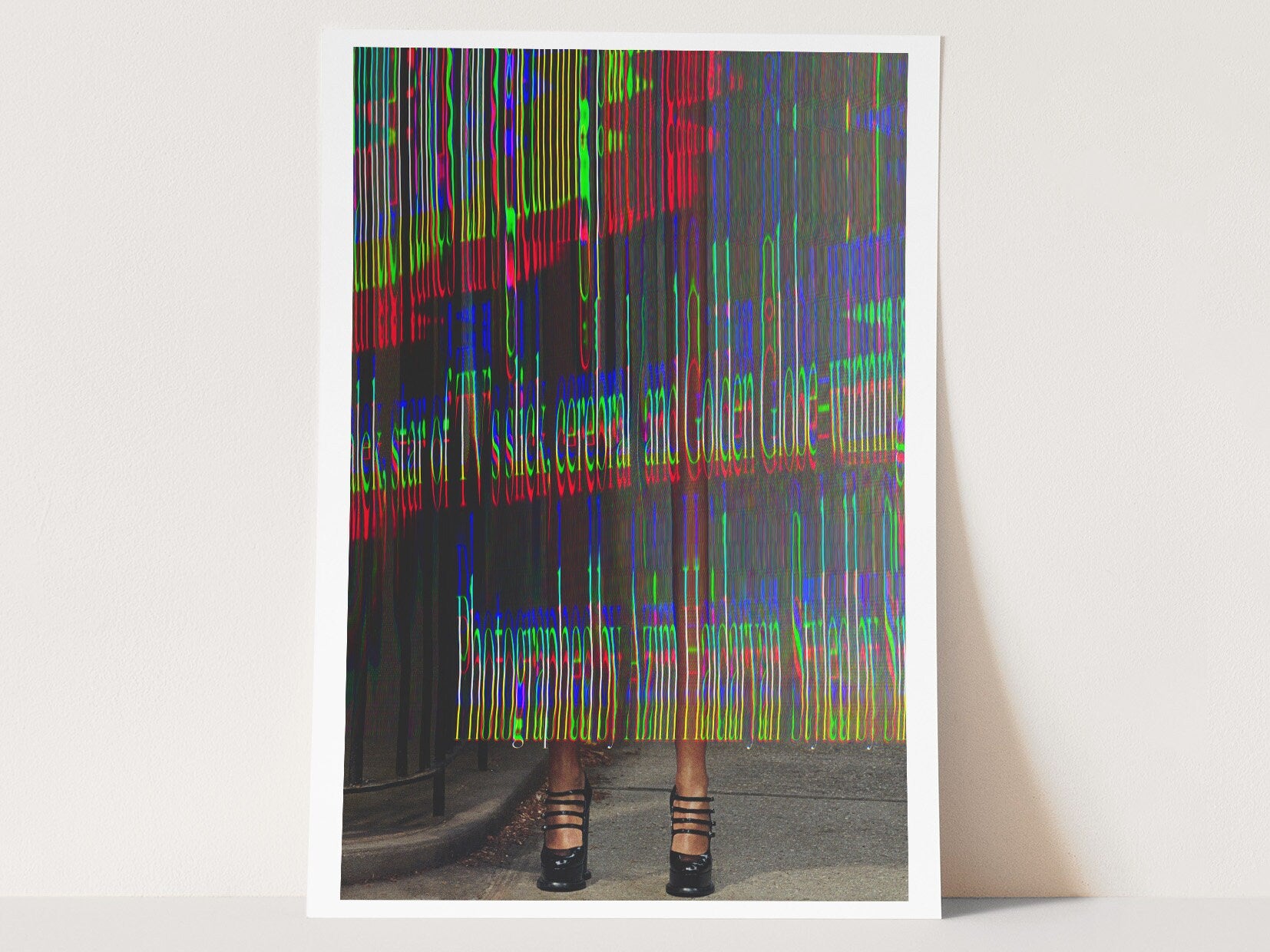 Psychedelic Altered Fashion Photography - Bold Colorful Wall Art for Modern Home Decor | Untitled (121) Giclée Print
