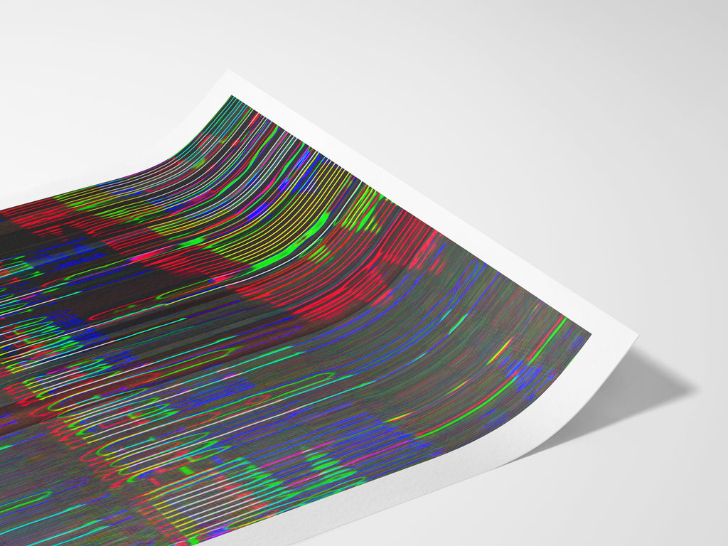 Psychedelic Altered Fashion Photography - Bold Colorful Wall Art for Modern Home Decor | Untitled (121) Giclée Print