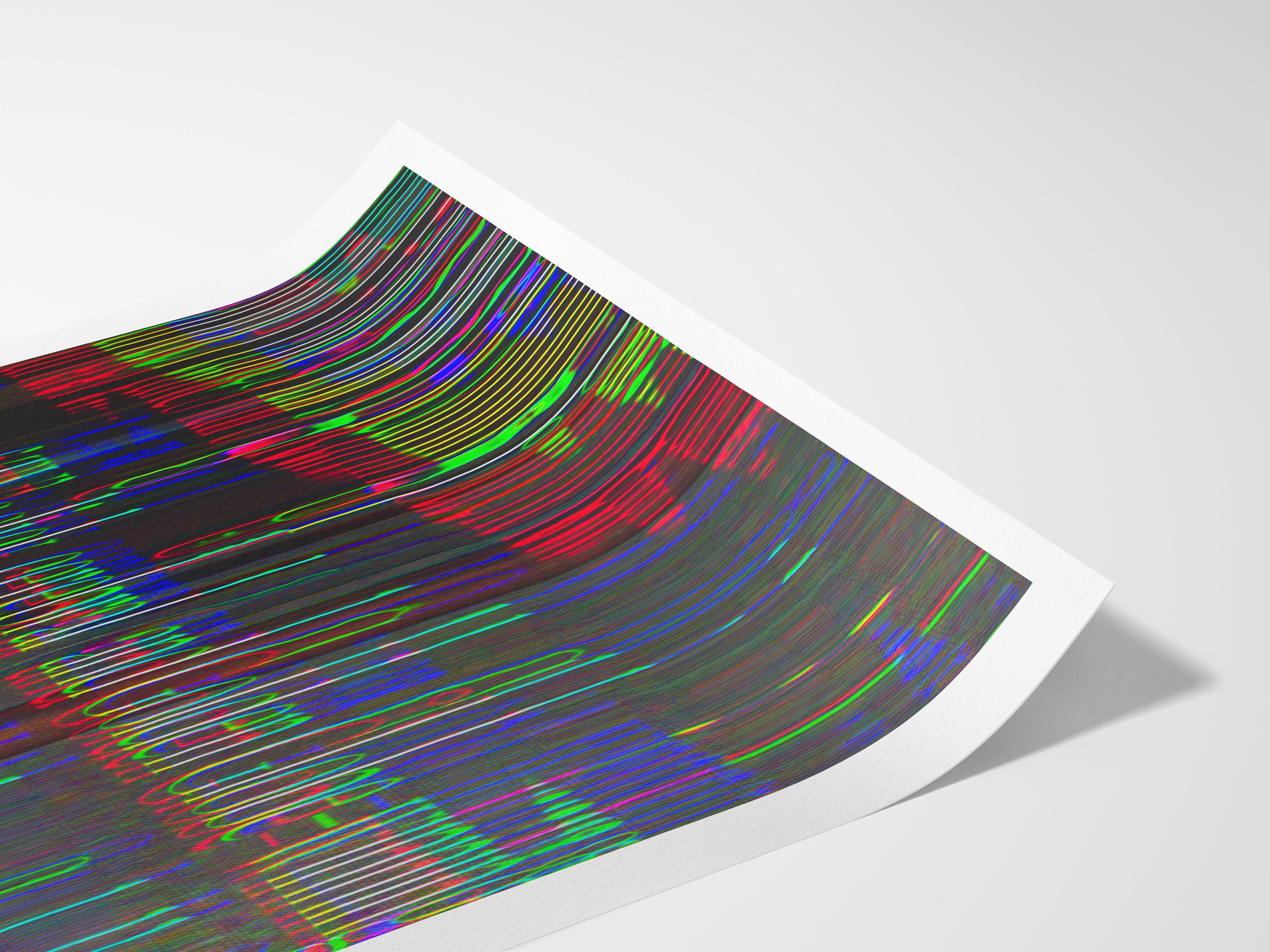 Psychedelic Altered Fashion Photography - Bold Colorful Wall Art for Modern Home Decor | Untitled (121) Giclée Print