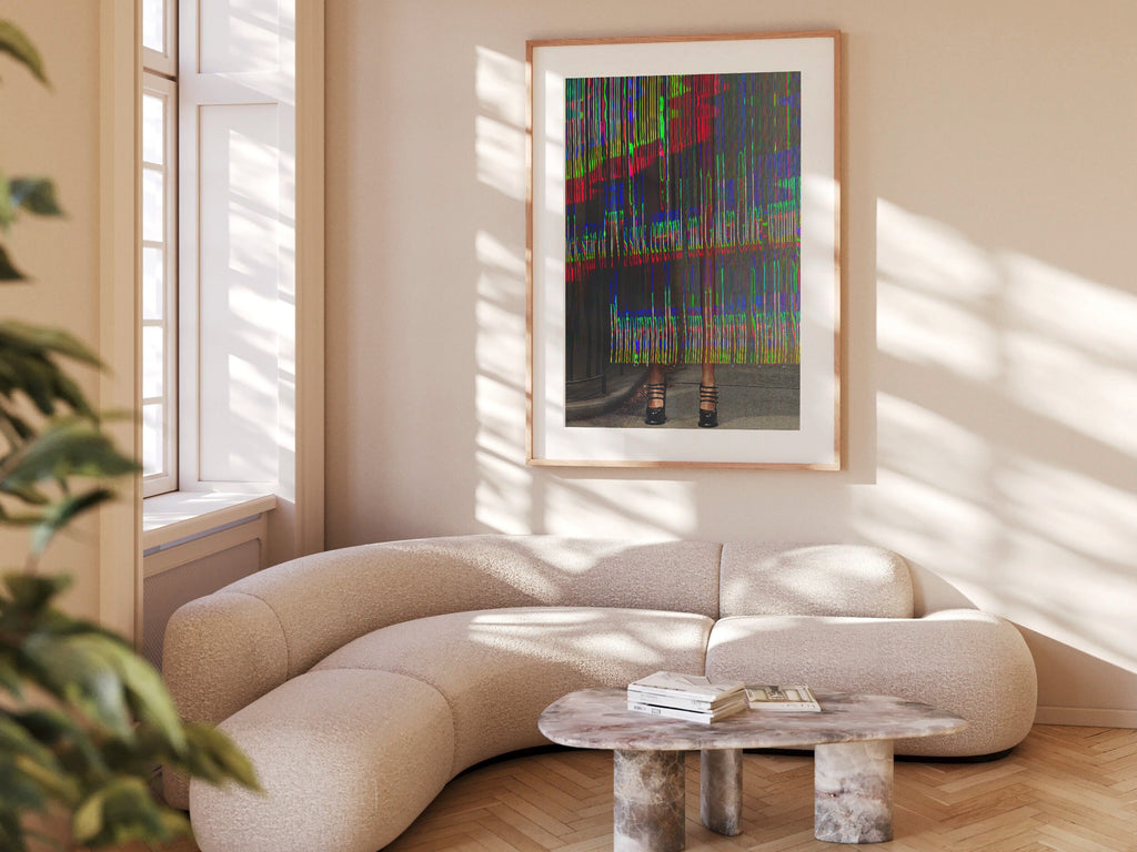 Psychedelic Altered Fashion Photography - Bold Colorful Wall Art for Modern Home Decor | Untitled (121) Giclée Print