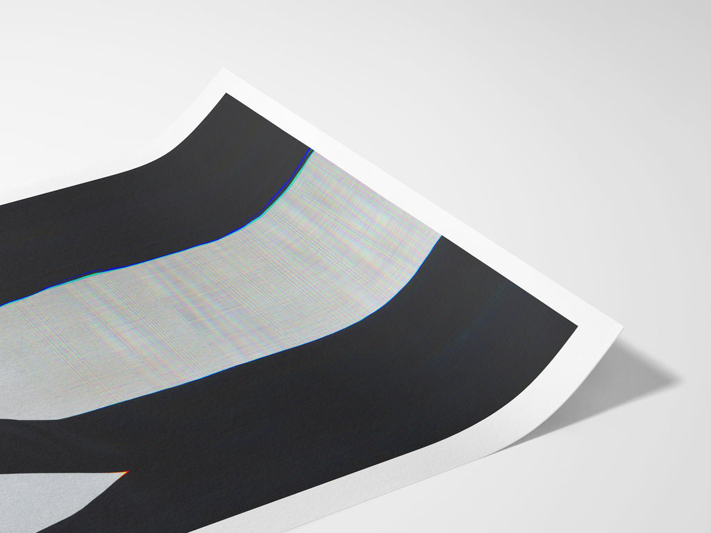 Surreal Black and White Fashion Portrait - Unique Altered Art for Contemporary Home Decor | Untitled (122) Giclée Print