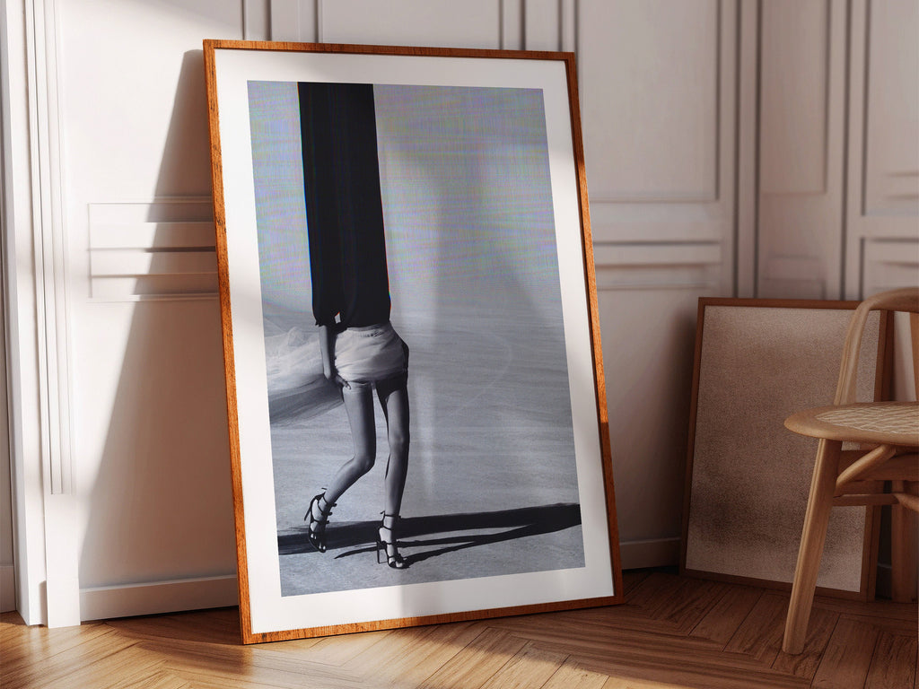 Surreal Altered Fashion Photography Wall Art - Unique Black and White Decor for Modern Home Spaces | Untitled (124) Giclée Print