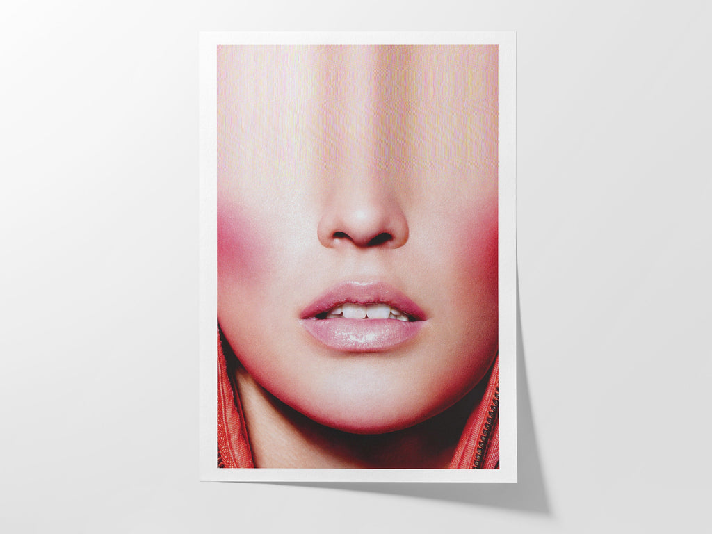 Surreal Altered Fashion Portrait Wall Art - Contemporary Feminine Aesthetic for Home or Office Decor | Untitled (130) Giclée Print