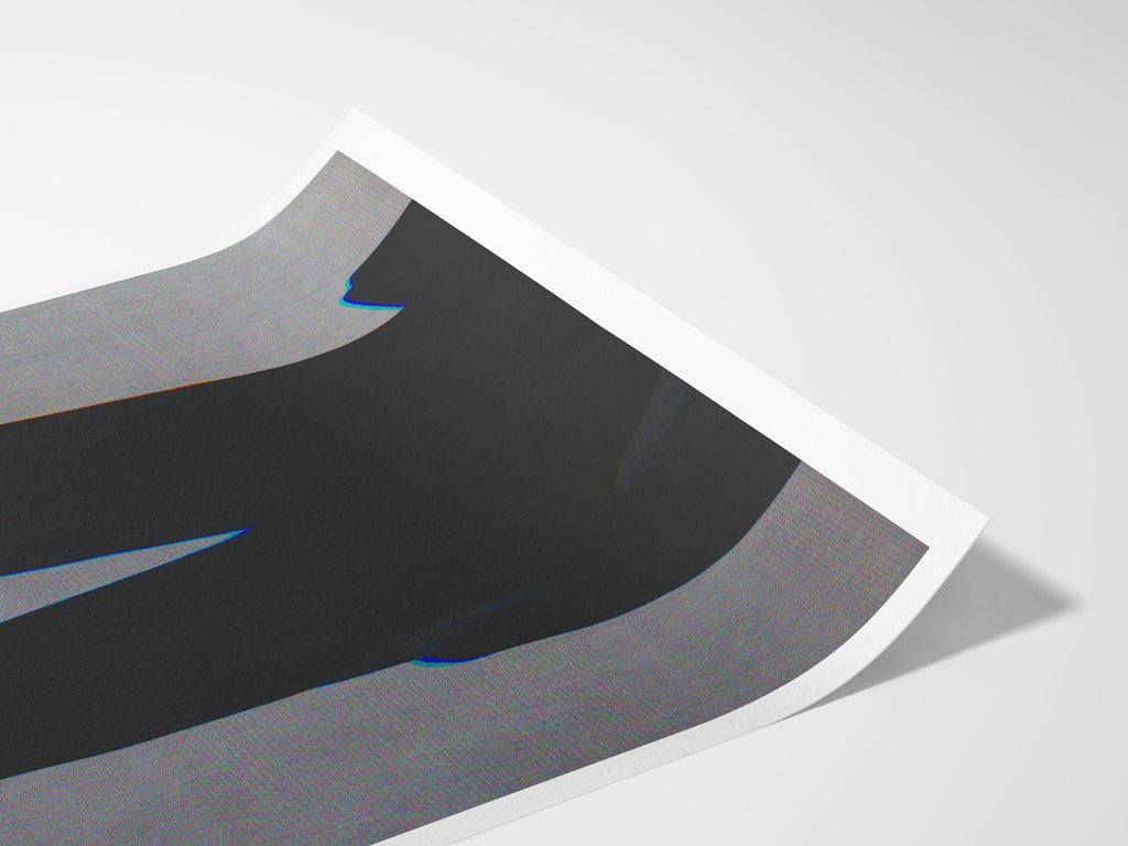 Stylish Black Suit Silhouette Art Print - Minimalist Elegant Decor for Contemporary Home or Office | Untitled (131) Giclée Print